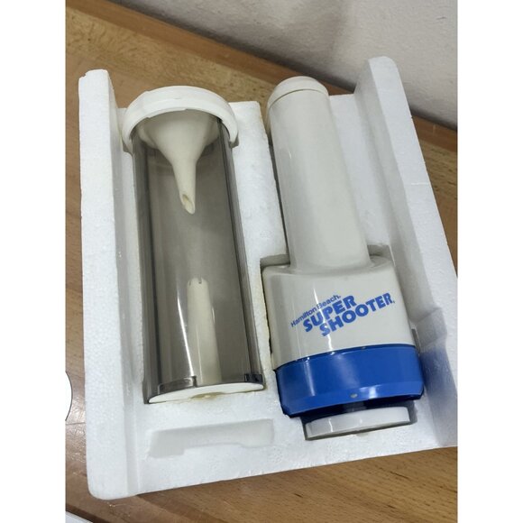 Vintage Super Shooter Cordless Cookie Press Model 80000 Hamilton Beach - Picture 8 of 9